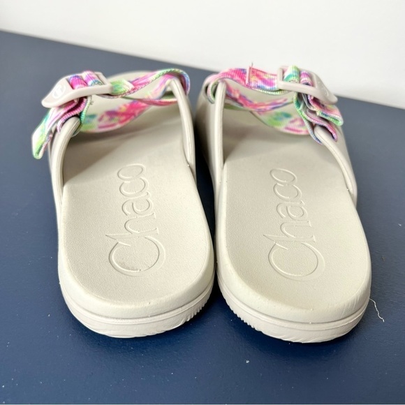 Chaco Chillos Hash Slide Sandal Light Tie Dye Women’s Size 6 - Picture 11 of 17